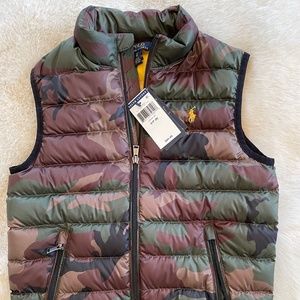 Polo Ralph Lauren Boys Puffer Vest Small NWT